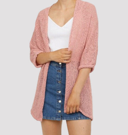 Light Ping Long Cardigan